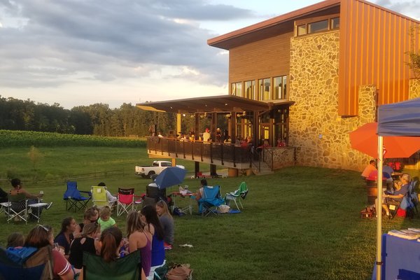 Watch the sun go down while sipping incredible Virginia wine.